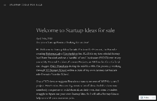 startuptile MVP for Startup Ideas for Sale-