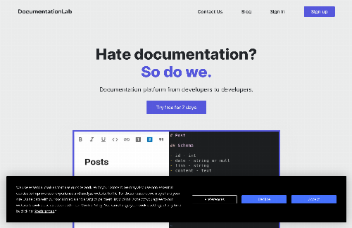 startuptile SaaS for making software documentation less annoying-