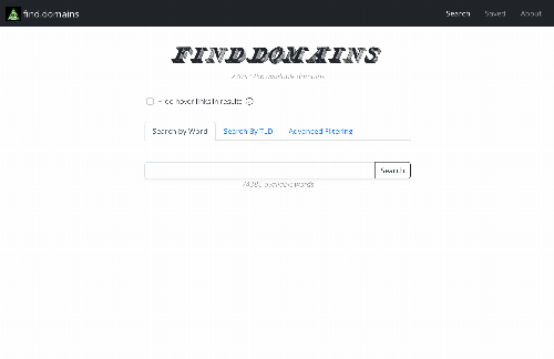 startuptile Find Domains-A searchable directory of available domain names