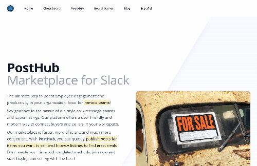 startuptile PostHub-Marketplace for Slack