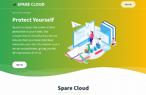 startuptile Spare Cloud-Backup your cloud storage accounts.