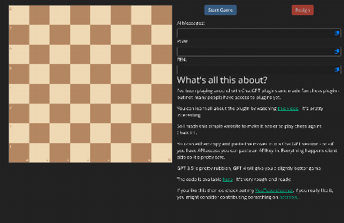 startuptile ChessGPT – have a bad game of chess with ChatGPT-