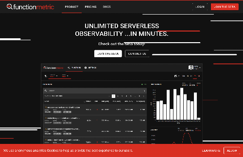 startuptile functionmetric-Unlimited serverless observability ...in minutes