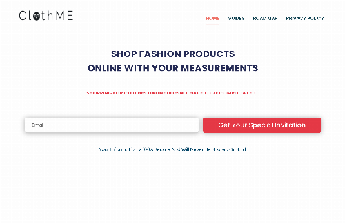 startuptile ClothME-Shop fashion products online with your measurement!