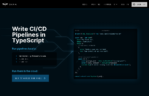 startuptile Cicada – Write CI/CD Pipelines in TypeScript-