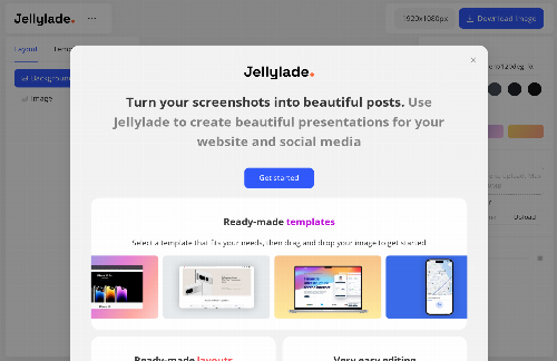 startuptile Jellylade – Turn your screenshots into posts-