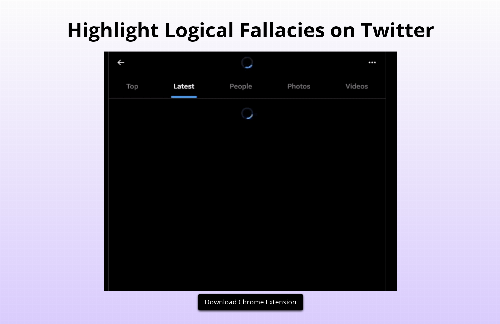 startuptile Chrome Extension Automatically Highlights Flawed Reasoning on Twitter-