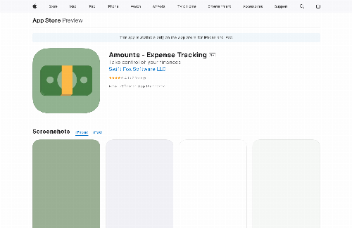 startuptile Amounts 3, an update to my 10 year old iPhone expense tracking app-