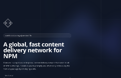 startuptile Cratebox.io-A global fast content delivery network for NPM