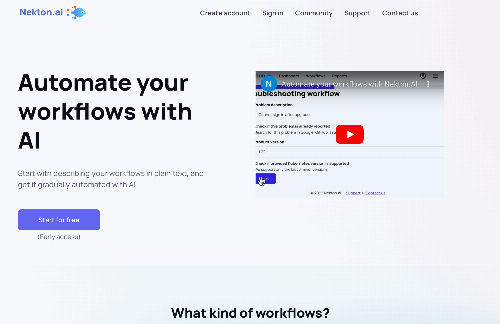 startuptile Nekton – Automate your workflows with AI-