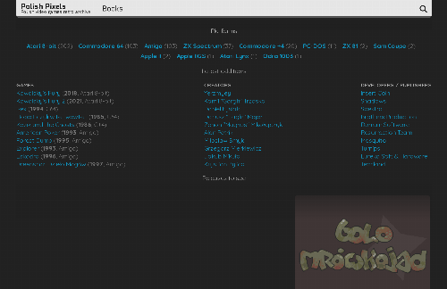 startuptile I made a retro game archive for Polish games-