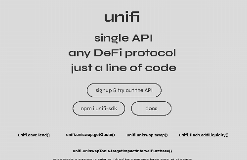 startuptile Interact with any DeFi Protocol in a single line of code-