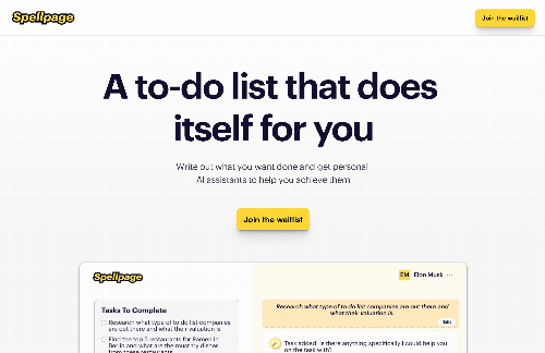 startuptile An AI-powered to-do list that completes itself-