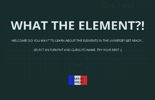 startuptile What The Element? Learn the name of chemical elements-