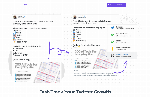 startuptile Recto-Boost Twitter Engagement Drive Growth