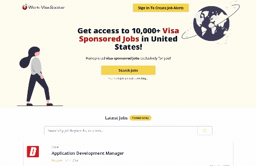 startuptile Work-Visa spotter-Work Visa Spotter is a job board site exclusively for jobs in US