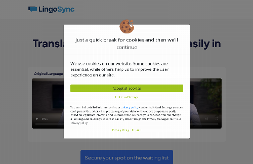 startuptile LingoSync.ai translates videos into 40 languages-