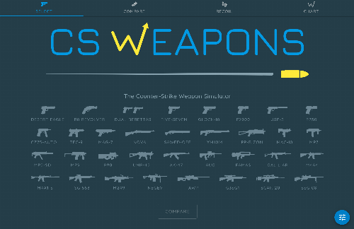 startuptile CS Weapons – Counter-Strike weapon simulator-