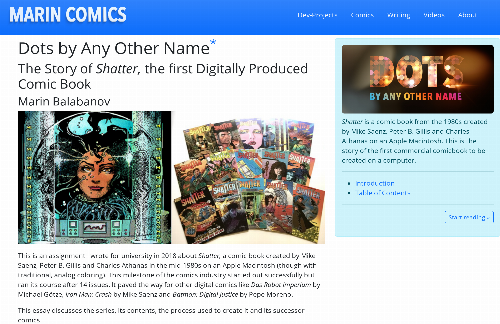 startuptile Story of Shatter, the First Comic Made on a Computer (1985)-