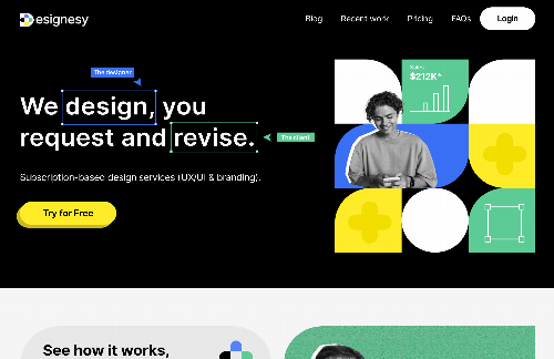 startuptile Designesy – Subscription-based design service for digital products-