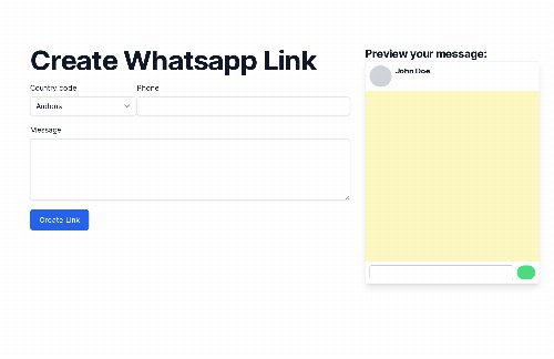 startuptile WSP-Whatsapp Link Generator and Tools