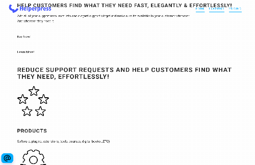 startuptile Helperpress-A customizable multipurpose help & support WordPress widget