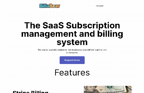 startuptile BillaBear-A Subscription Management and Billing System