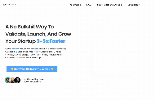 startuptile No BS Startup Guide-400+ Action Items to Ideate Launch and Grow Your Startup