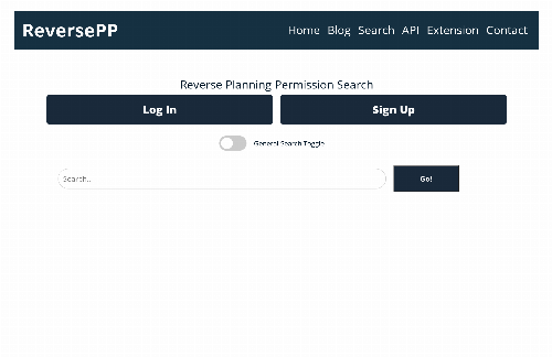 startuptile ReversePP lets you search UK Planning Application Data nationally-