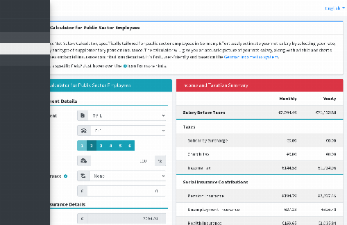 startuptile A Salary Calculator for the German Public Service Employees-