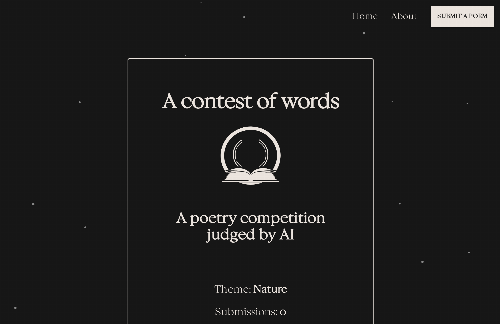 startuptile AI Poetry Contest-