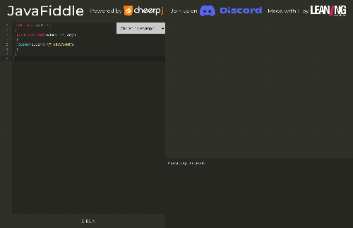 startuptile JavaFiddle – Compile, Run and Share Java code fully client side-