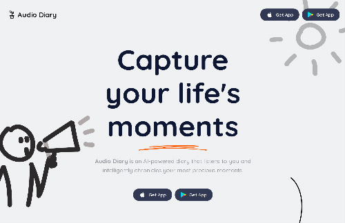 startuptile An AI-Powered Audio Diary-