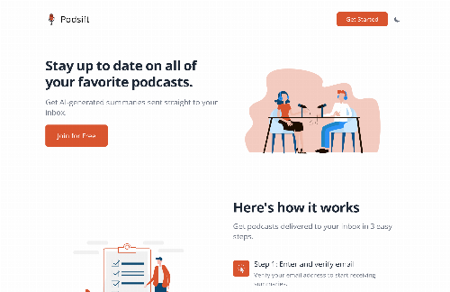 startuptile Podsift: AI Generated Podcast Summaries-