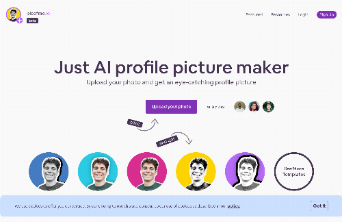 startuptile Picofme.io-AI profile picture maker