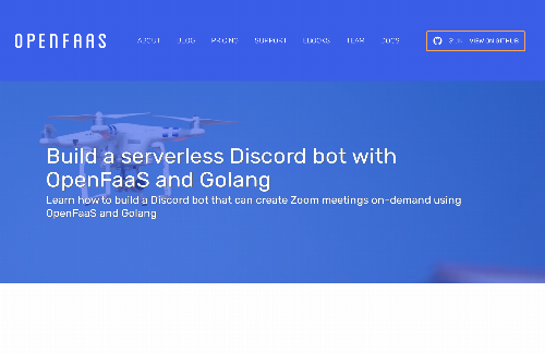 startuptile Build a serverless Discord bot with OpenFaaS and Golang-