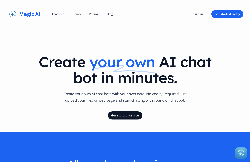 startuptile Create next level chat bots with your documents-