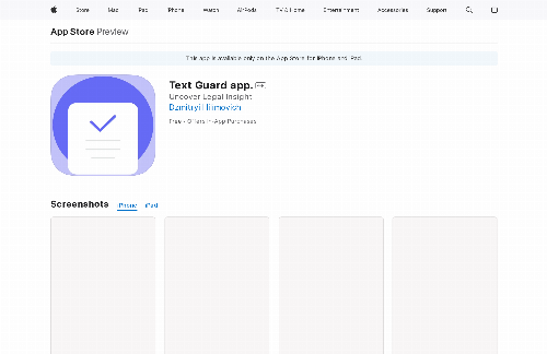 startuptile TextGuard, An App for Verifying Legal Documents-