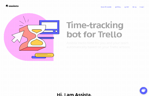 startuptile Assista-Time-tracking bot for Trello