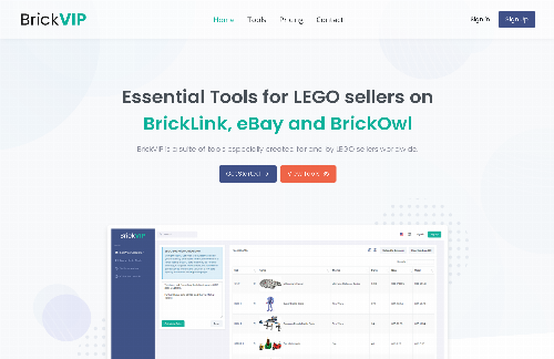 startuptile BrickVIP-Tools for LEGO sellers