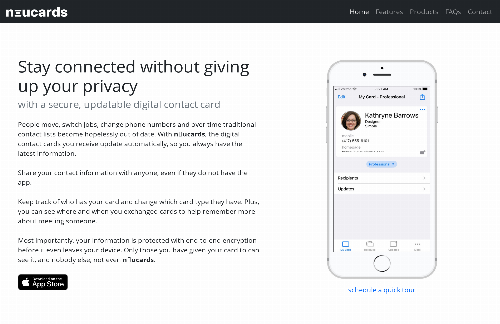 startuptile Neucards – Privacy based digital contact card-