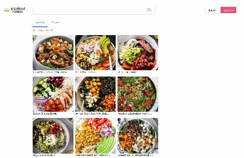 startuptile Search Engine for Grain Bowl Recipes-