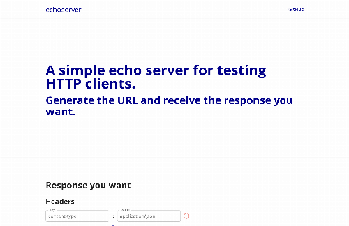 startuptile A simple echo server for testing HTTP clients-