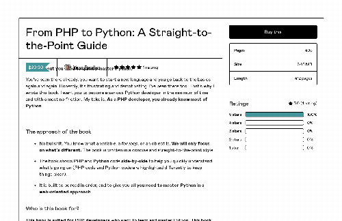 startuptile From PHP to Python – A Straight-to-the-Point Guide-