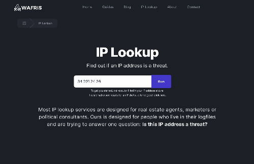 startuptile A better IP Lookup tool I made-