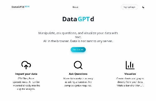 startuptile DataGPTd – Making data analysis as easy as asking a question-