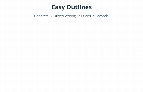 startuptile Easy Outlines-Essay Thesis and Outline Generator