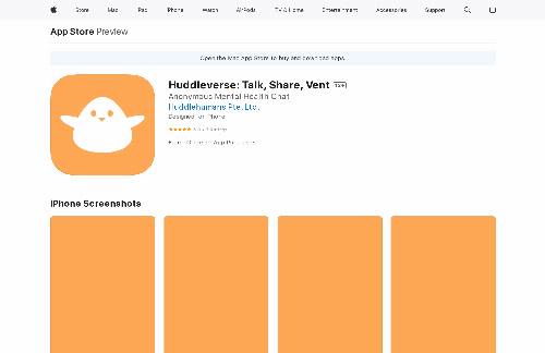 startuptile Huddleverse, a social mental health app-