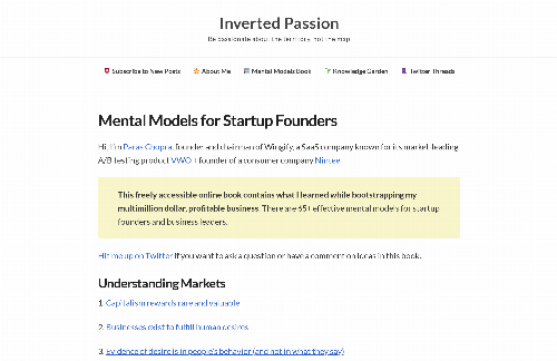 startuptile Mental Models for Startup Founders-