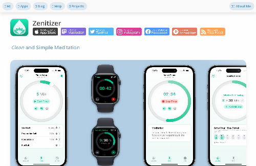 startuptile Zenitizer-Clean & Simple Meditation Timer (for Apple Devices)